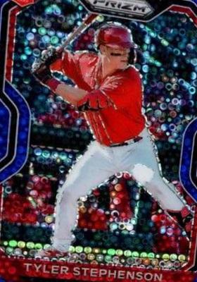 Tyler Stephenson [Blue Donut Circles Prizm] #133
