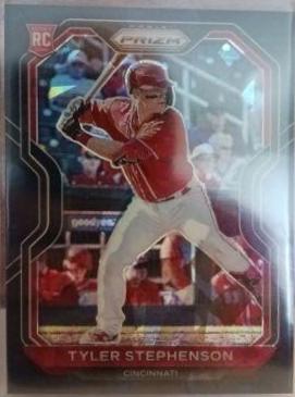 Tyler Stephenson [Navy Blue Cracked Ice Prizm] #133