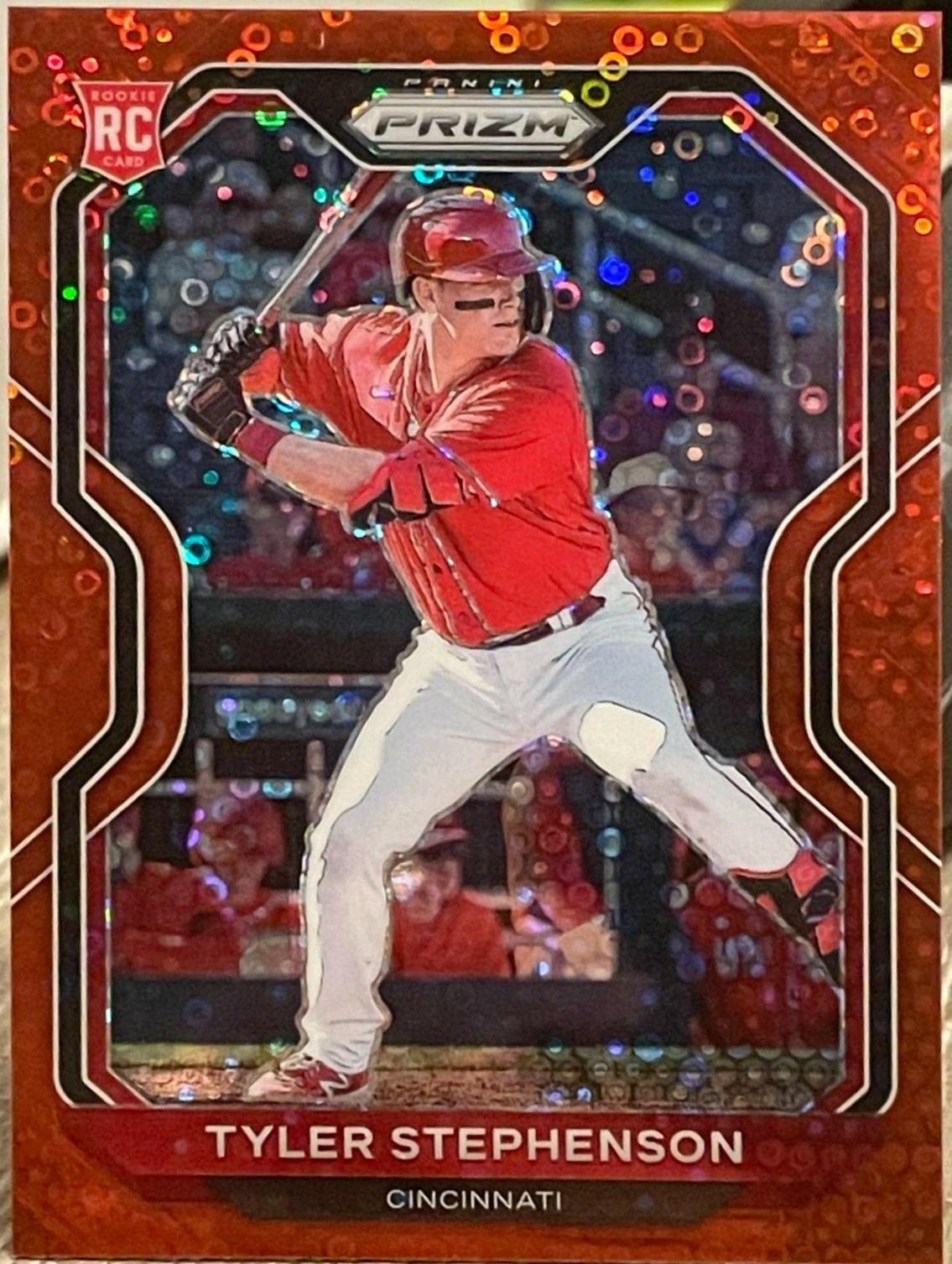 Tyler Stephenson [Red Donut Circles Prizm] #133
