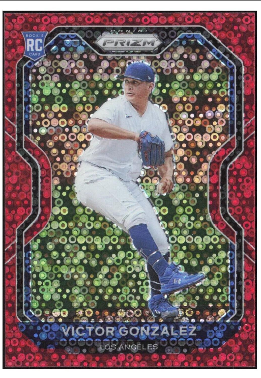 Victor Gonzalez [Red Donut Circles Prizm] #17
