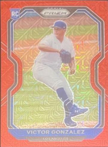 Victor Gonzalez [Red Mojo Prizm] #17