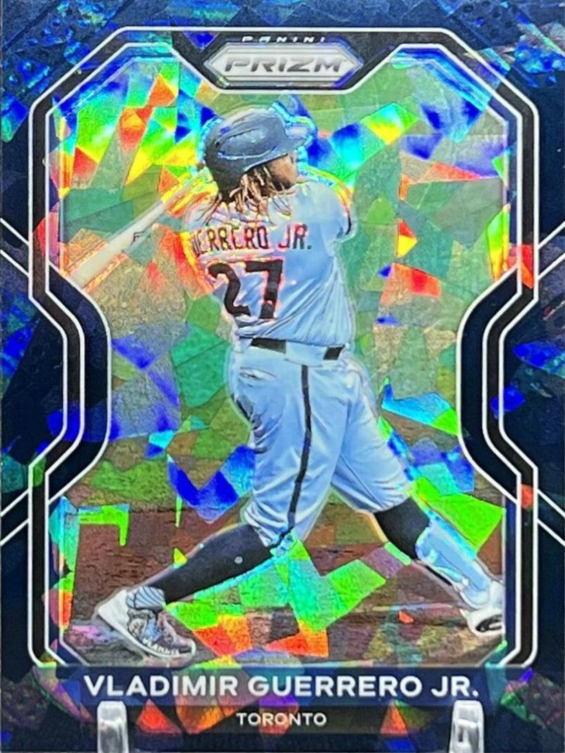 Vladimir Guerrero Jr. [Navy Blue Cracked Ice Prizm] #186
