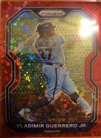 Vladimir Guerrero Jr. [Red Donut Circles Prizm] #186