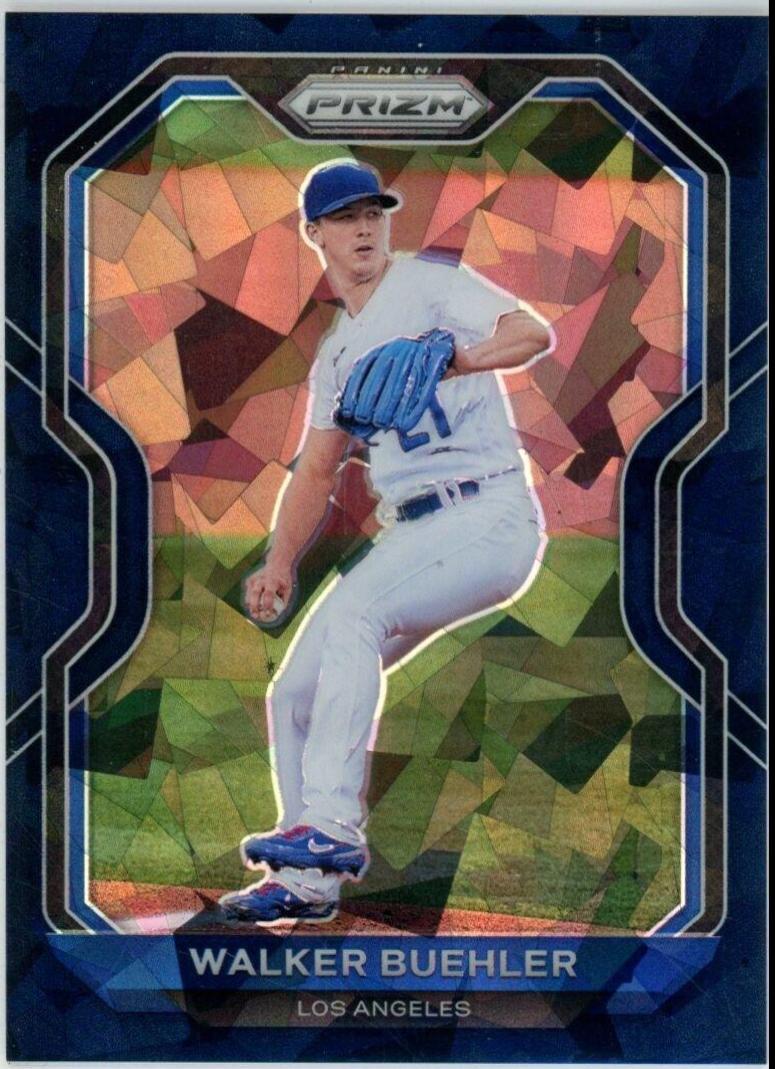Walker Buehler [Navy Blue Cracked Ice Prizm] #152