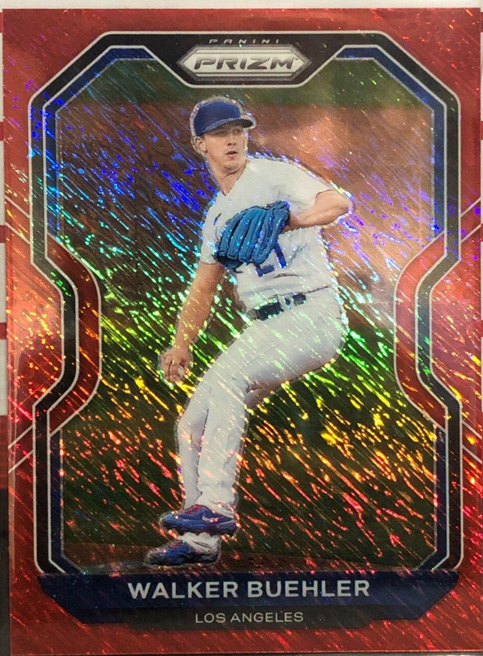 Walker Buehler [Red Shimmer Prizm] #152