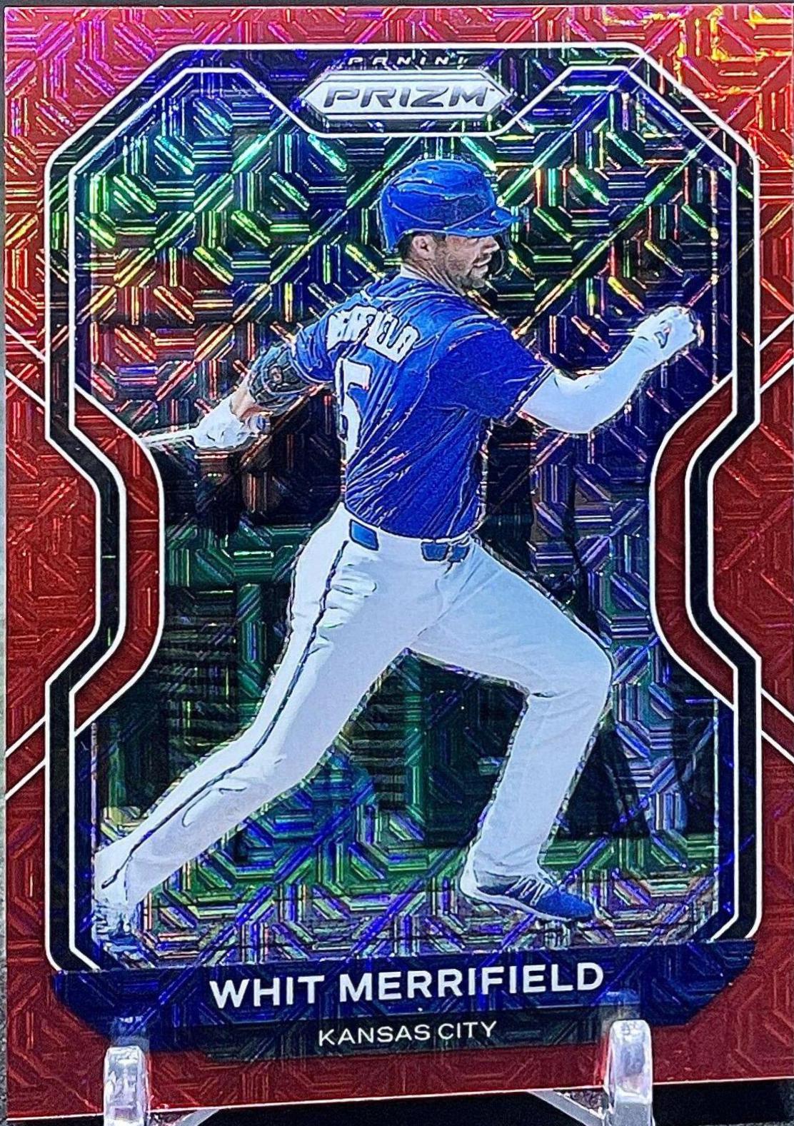 Whit Merrifield [Red Mojo Prizm] #109