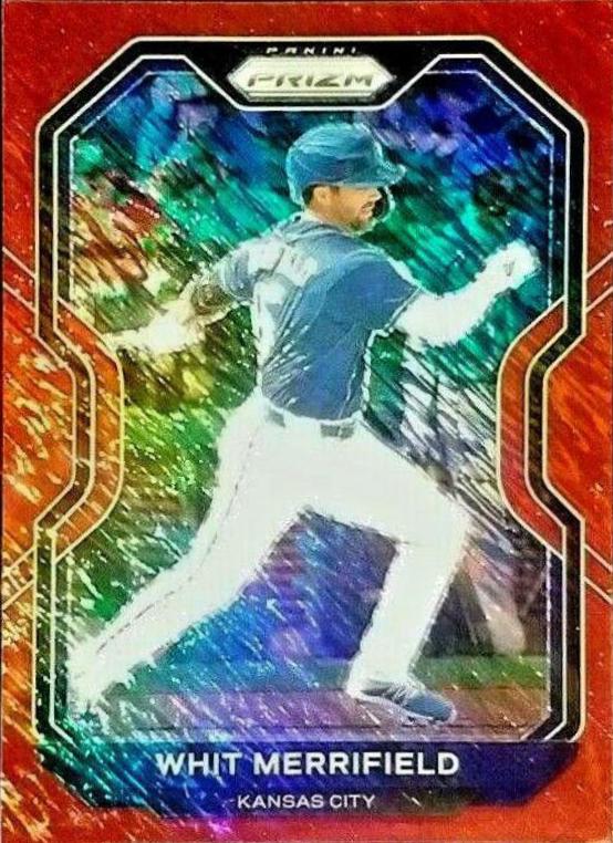 Whit Merrifield [Red Shimmer Prizm] #109