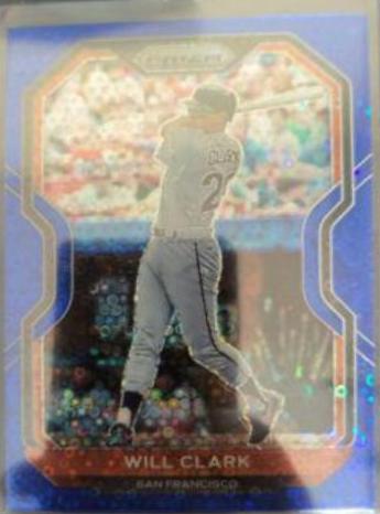 Will Clark [Blue Donut Circles Prizm] #217