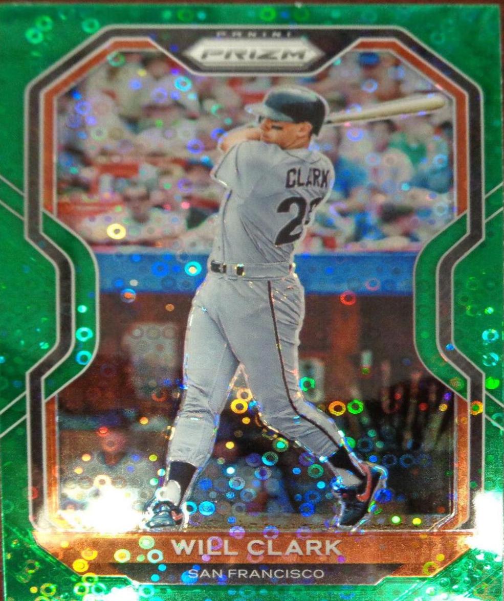 Will Clark [Green Donut Circles Prizm] #217
