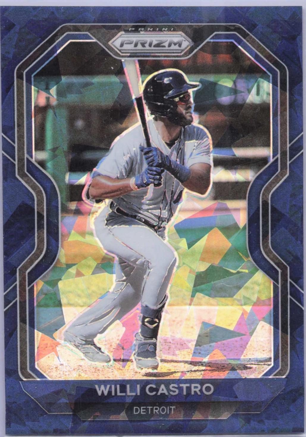 Willi Castro [Navy Blue Cracked Ice Prizm] #234