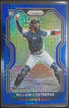 William Contreras [Blue Mojo Prizm] #105