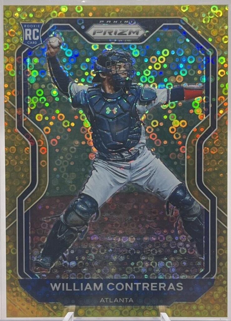 William Contreras [Gold Donut Circles Prizm] #105