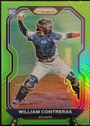 William Contreras [Lime Green Prizm] #105