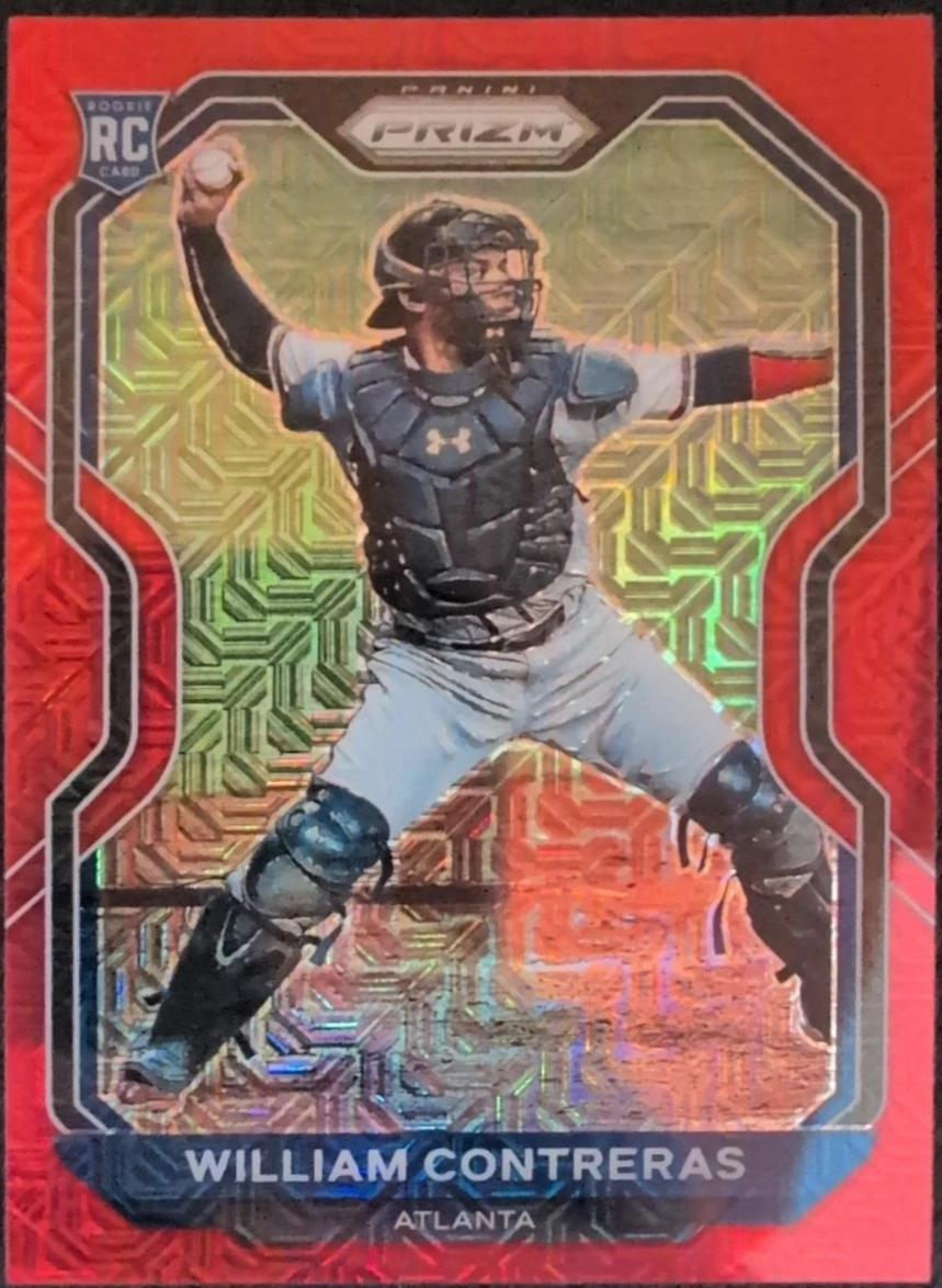 William Contreras [Red Mojo Prizm] #105