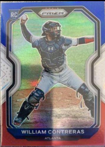 William Contreras [Red, White, and Blue Prizm] #105