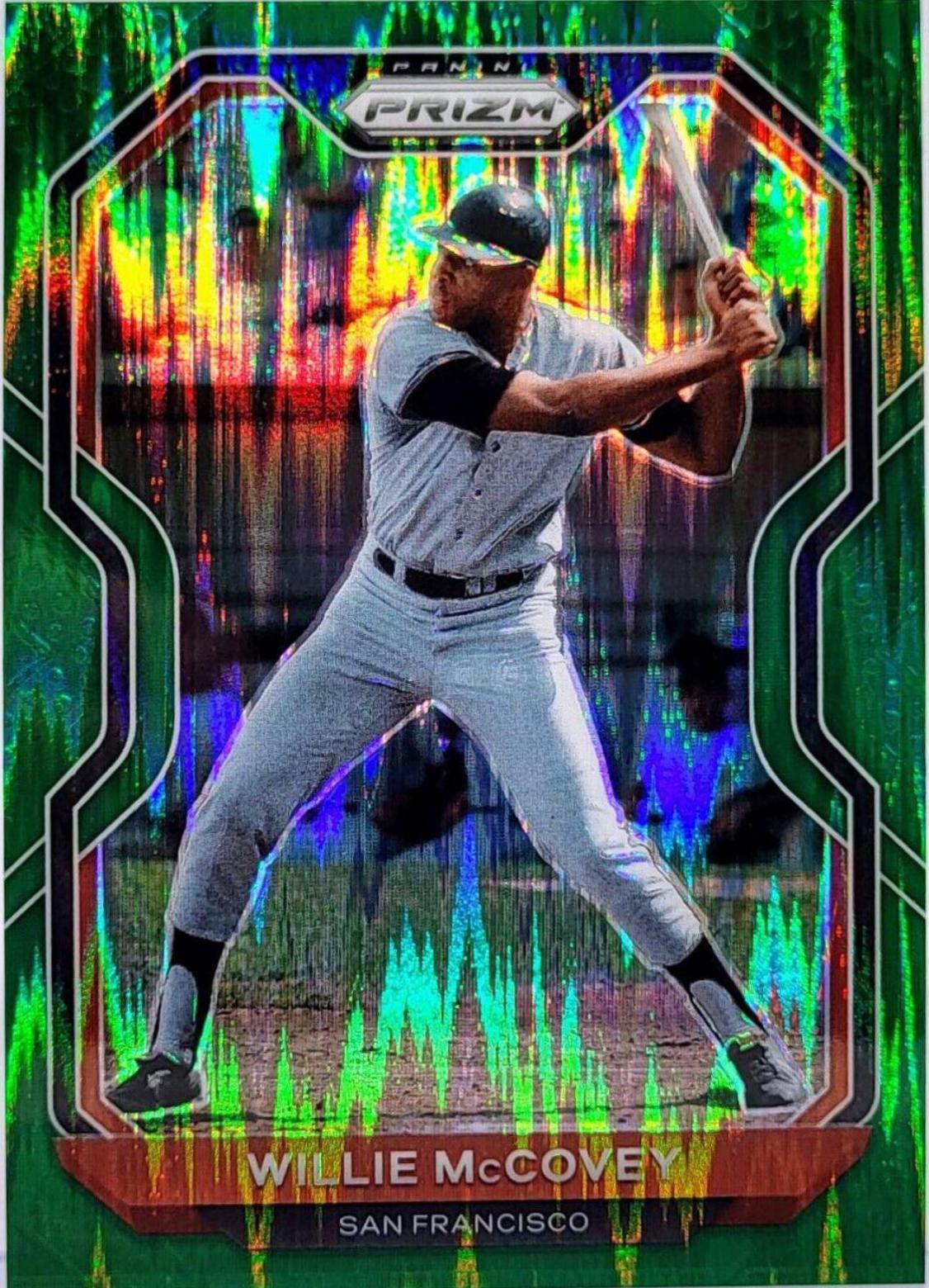 Willie McCovey [Forest Green Flash Prizm] #154