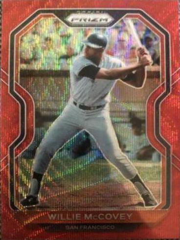 Willie McCovey [Red Shimmer Prizm] #154