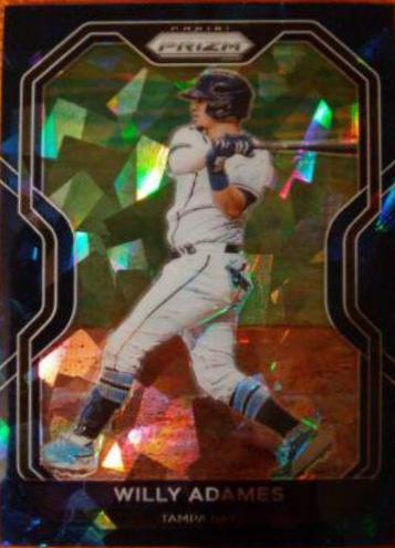 Willy Adames [Navy Blue Cracked Ice Prizm] #219