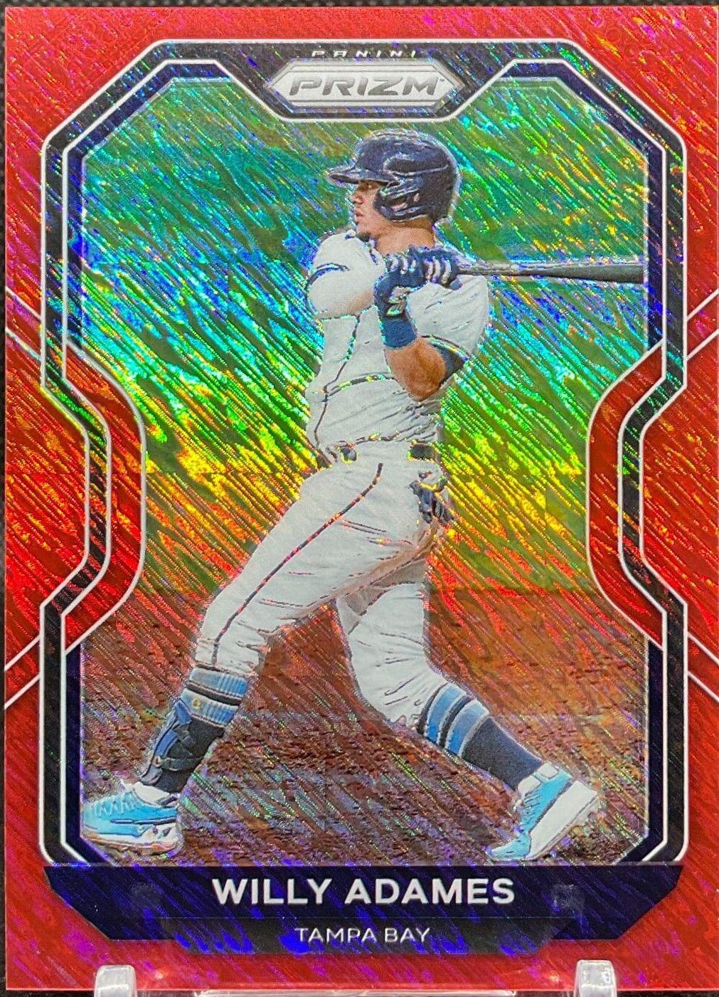 Willy Adames [Red Shimmer Prizm] #219