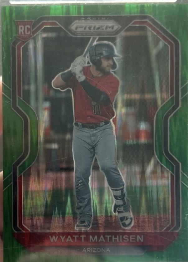 Wyatt Mathisen [Forest Green Flash Prizm] #84