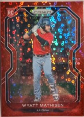 Wyatt Mathisen [Red Donut Circles Prizm] #84