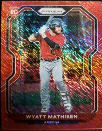 Wyatt Mathisen [Red Shimmer Prizm] #84