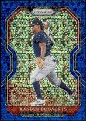Xander Bogaerts [Blue Donut Circles Prizm] #215