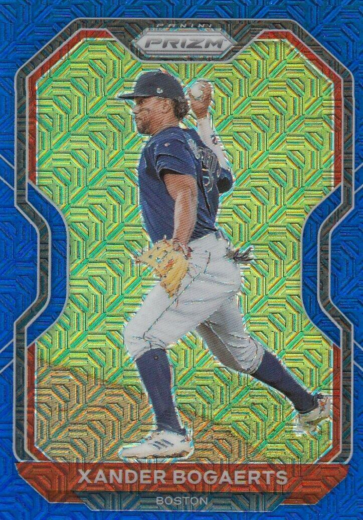 Xander Bogaerts [Blue Mojo Prizm] #215