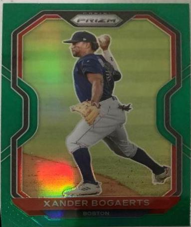 Xander Bogaerts [Lime Green Prizm] #215