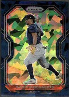 Xander Bogaerts [Navy Blue Cracked Ice Prizm] #215