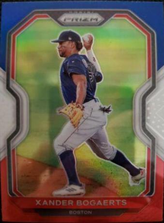 Xander Bogaerts [Red, White, and Blue Prizm] #215