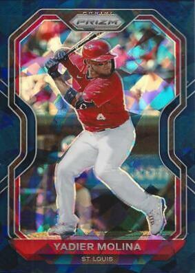 Yadier Molina [Navy Blue Cracked Ice Prizm] #223