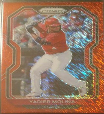 Yadier Molina [Red Shimmer Prizm] #223
