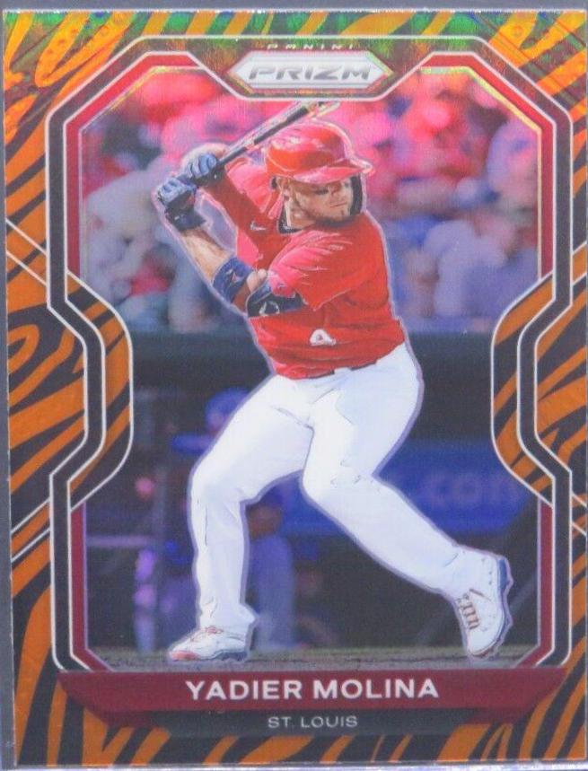 Yadier Molina [Tiger Stripes Prizm] #223