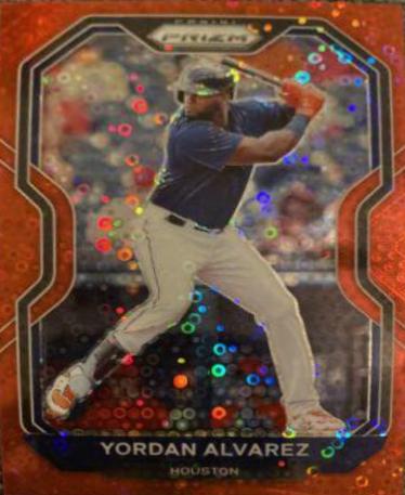 Yordan Alvarez [Red Donut Circles Prizm] #224
