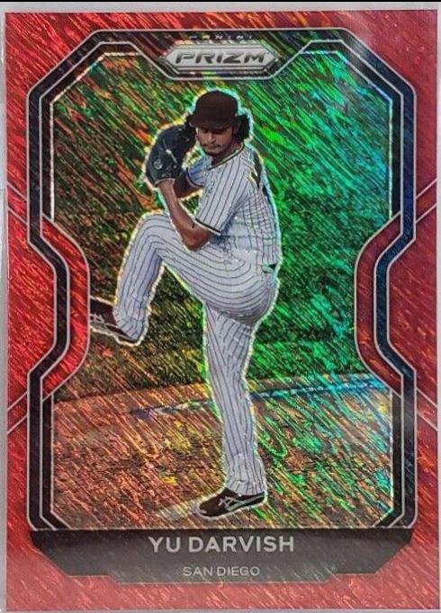 Yu Darvish [Red Shimmer Prizm] #142