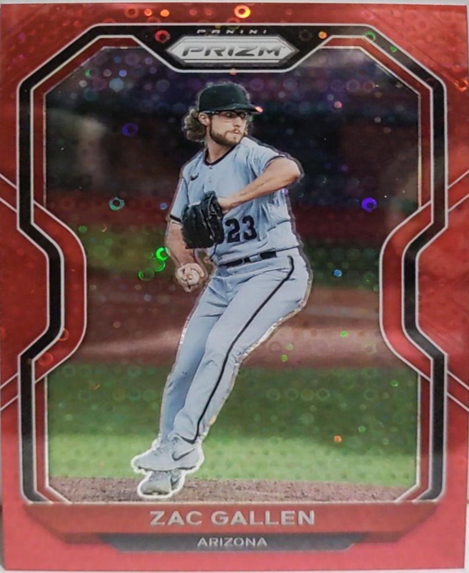 Zac Gallen [Red Donut Circles Prizm] #65