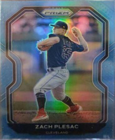 Zach Plesac [Carolina Blue Prizm] #42