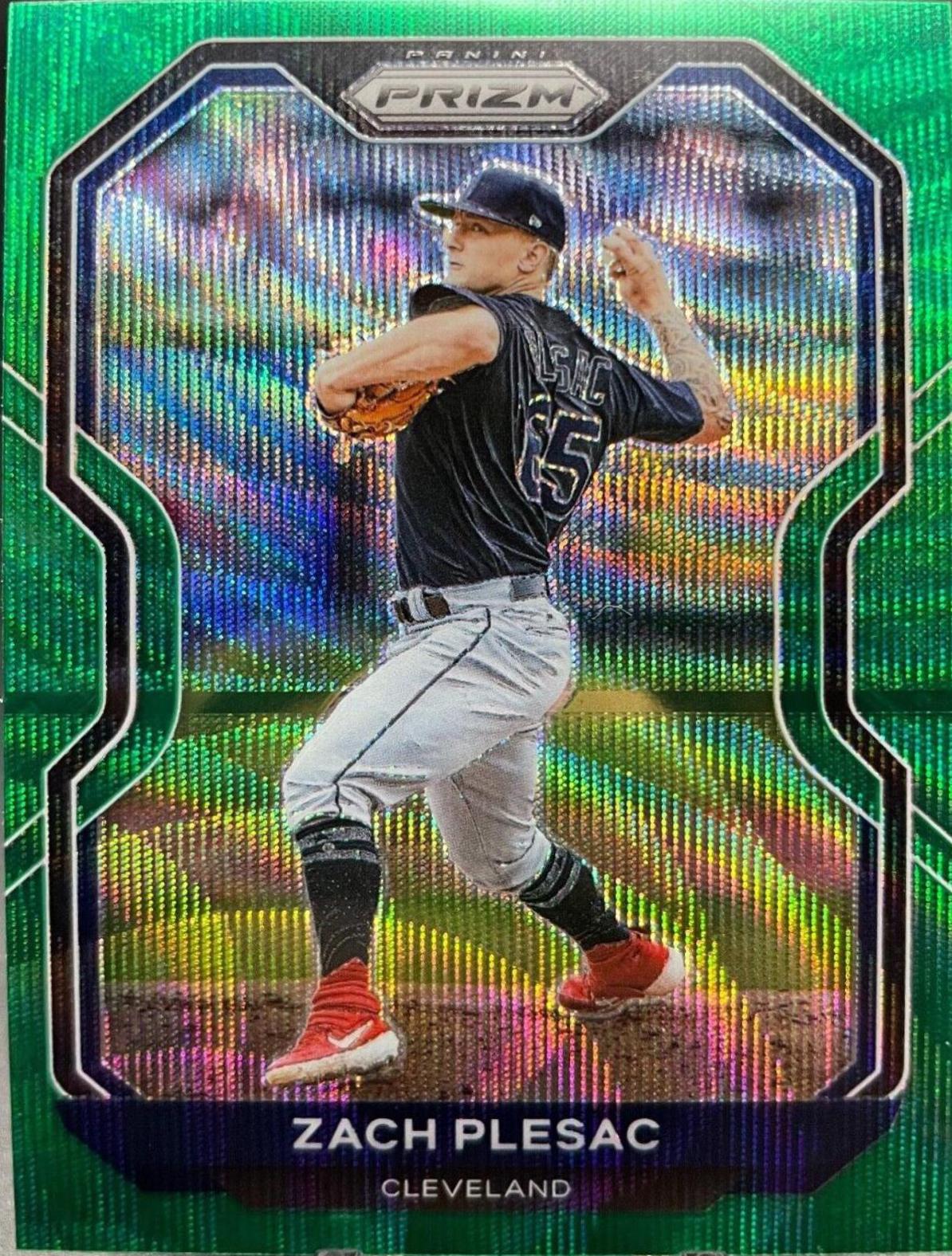 Zach Plesac [Green Wave Prizm] #42