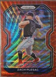 Zach Plesac [Red Wave Prizm] #42
