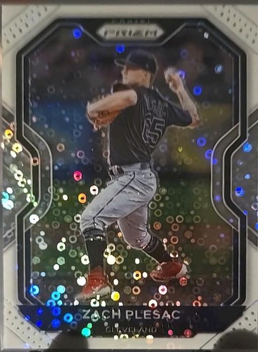 Zach Plesac [White Donut Circles Prizm] #42