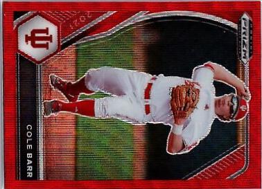 Cole Barr [Red Wave Prizm] #PDP218