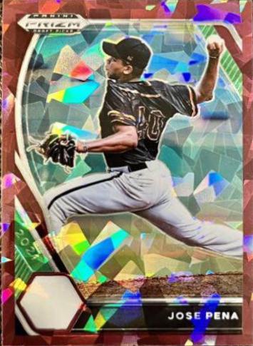 Jose Pena [Burgundy Cracked Ice Prizm] #PDP175