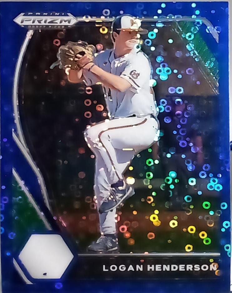 Logan Henderson [Blue Donut Circles Prizm] #PDP116