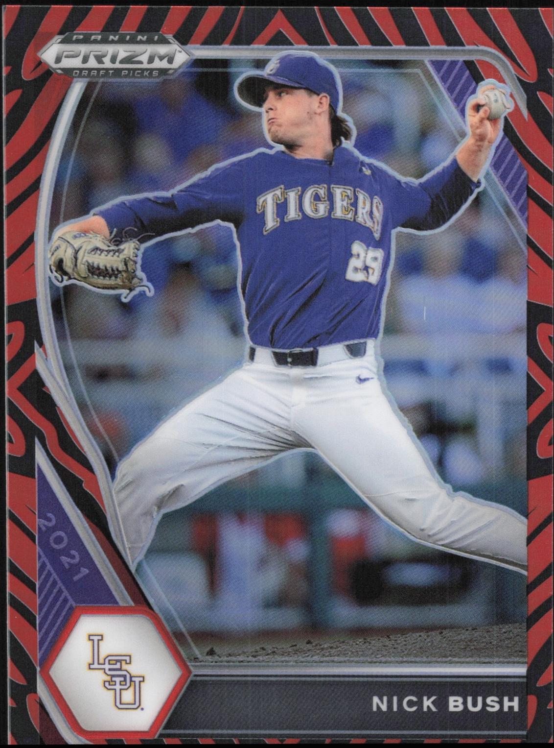 Nick Bush [Tiger Stripes Prizm] #PDP181