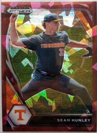 Sean Hunley [Burgundy Cracked Ice Prizm] #PDP206