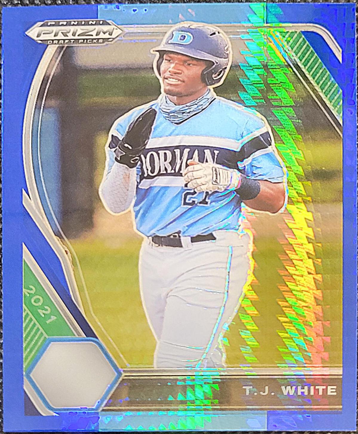 T. J. White [Hyper Blue & Carolina Blue Prizm] #PDP143