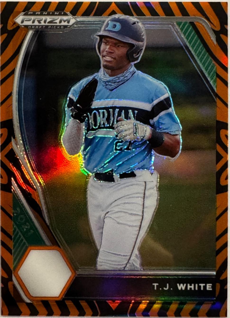 T. J. White [Tiger Stripes Prizm] #PDP143