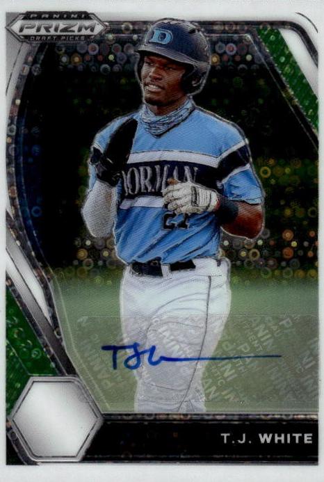 T. J. White [White Donut Circles Prizm] #PDP143