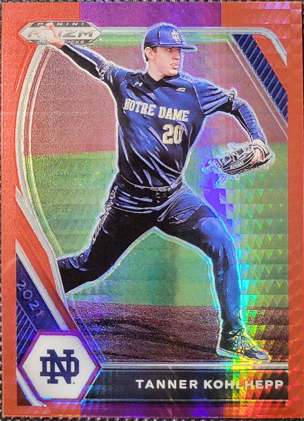 Tanner Kohlhepp [Hyper Red & Purple Prizm] #PDP135